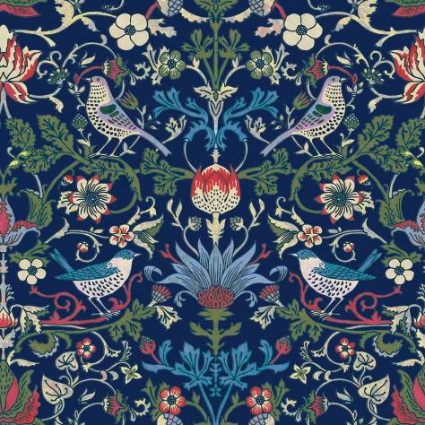 Chess Manor House Fabrics Audley Fabric - Caspian - AUDLEYCASPIAN - Image 1