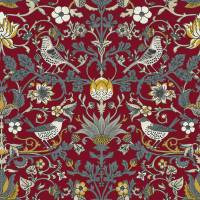 Audley Fabric - Claret