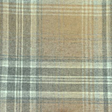 Chess Highland Wool Fabrics Balmoral Fabric - Beige - N1001