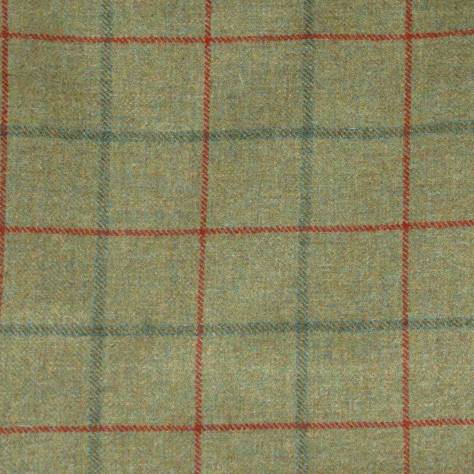 Chess Highland Wool Fabrics Kintyre Fabric - Jalapeno - N1020