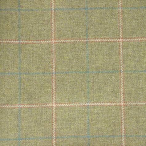 Chess Highland Wool Fabrics Kintyre Fabric - Moss - N1022