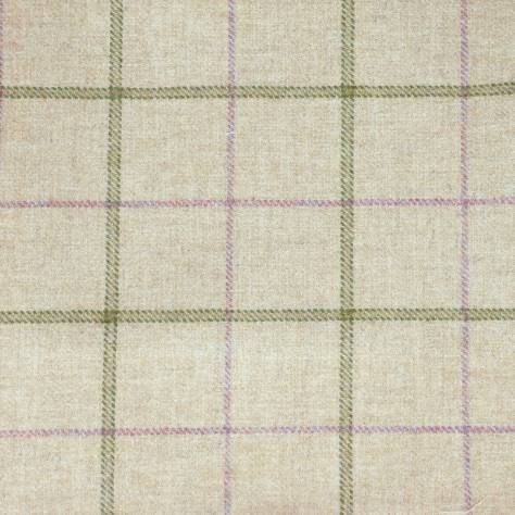 Chess Highland Wool Fabrics Kintyre Fabric - Cassis - N1024