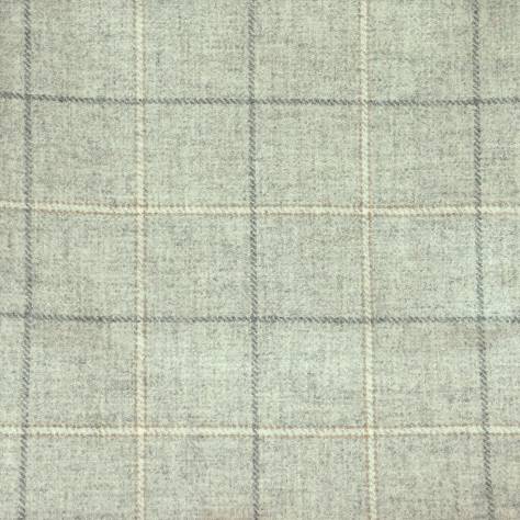 Chess Highland Wool Fabrics Kintyre Fabric - Cobweb - N1027