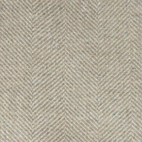 Chess Highland Wool Fabrics Braemar Fabric - Barley - N1043