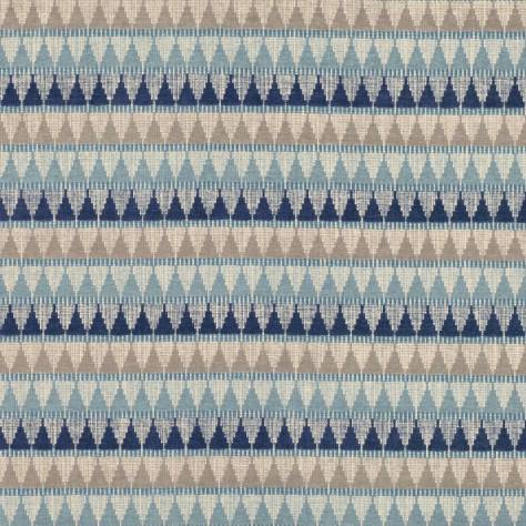 Villa Nova Norrland Weaves Tobi Multi Fabric - Lake - V3246/04 - Image 1
