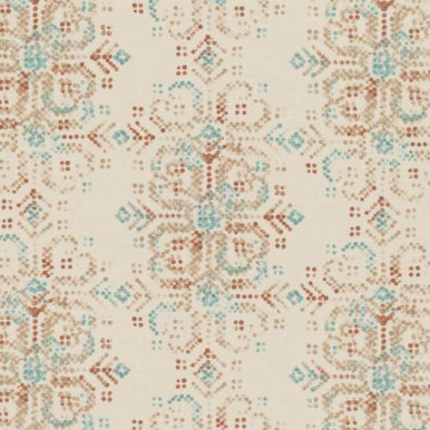 Villa Nova Norrland Prints, Weaves & Embroideries Marit Fabric - Cognac - V3243/05 - Image 1