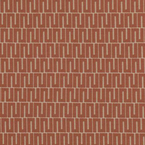 Villa Nova Huari Weaves Kente Fabric - Russet - V3302/09 - Image 1