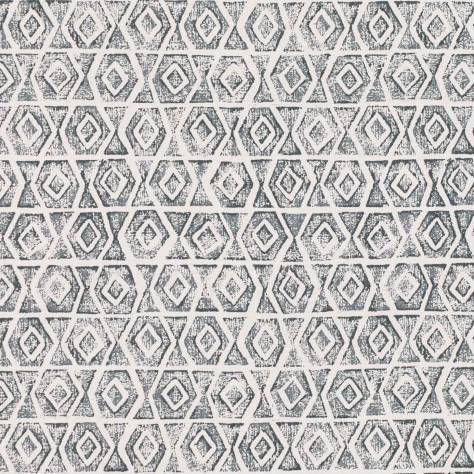 Villa Nova Huari Fabrics Elole Fabric - Ink - V3298/03 - Image 1