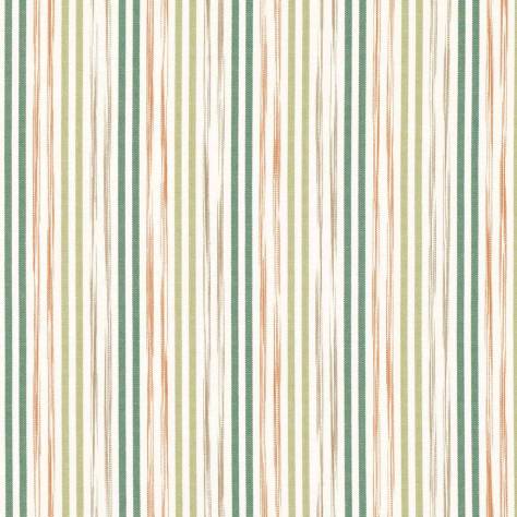 Villa Nova Picturebook Fabrics Stripey Stripe Fabric - Orchard - V3308/01 - Image 1