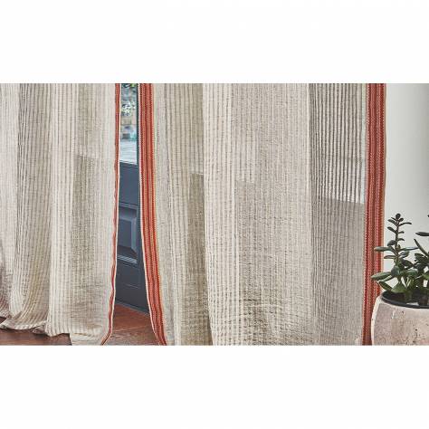 Villa Nova Satori Sheers Fabrics Messina Fabric - Cep - V3137/02