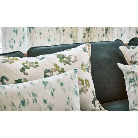 Villa Nova Reverie Fabrics Aster Fabric - Emerald - V3509/03 - Image 2