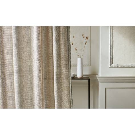 Villa Nova Danxia Sheers Goldstone Fabric - White - V3517/01