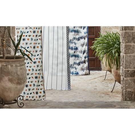 Villa Nova Horto Outdoor Fabrics Norrland Outdoor Fabric - Indigo - V3527/01