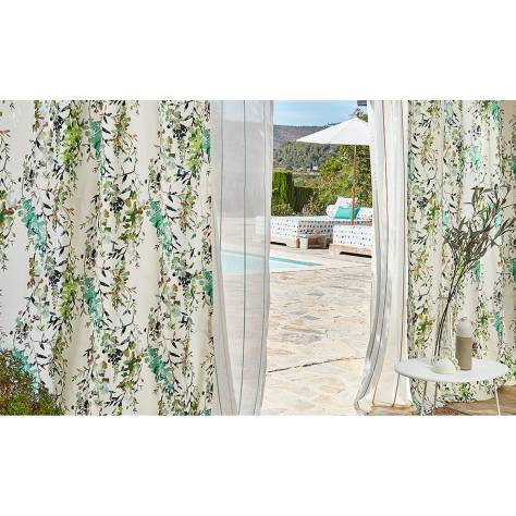 Villa Nova Horto Outdoor Fabrics Tulum Outdoor Fabric - Indigo - V3529/01