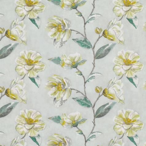Romo Gardenia Fabrics Japonica Embroidery Fabric - Cypress - 7850/02