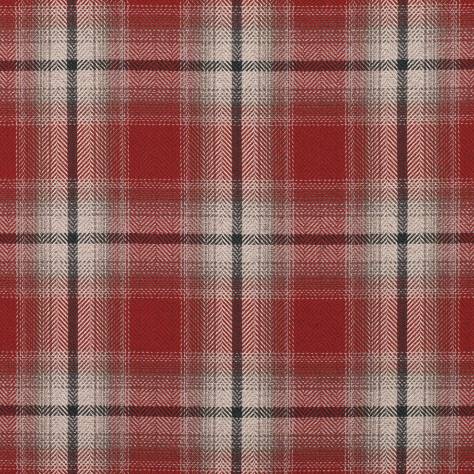 Romo Madigan Fabrics Dalton Fabric - Cranberry - 7694/05 - Image 1