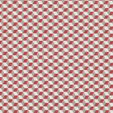 Romo Orton Fabrics Danby Fabric - Red Tulip - 7857/07 - Image 1