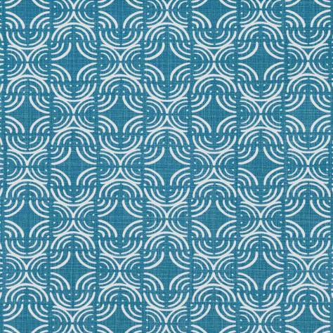 Romo Sarouk Contemporary Prints Kashi Fabric - Pacific - 7898/03 - Image 1