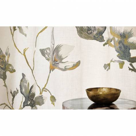 Romo Itami Fabrics Saphira Embroidery Fabric - Slate - 7748/02