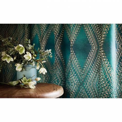 Romo Itami Fabrics Hito Fabric - Indian Green - 7970/05 - Image 2