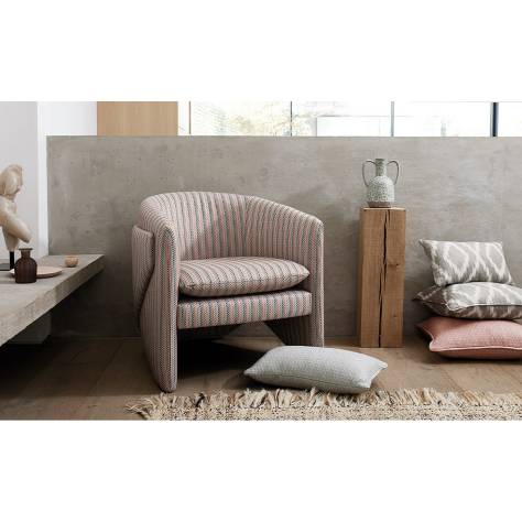 Romo Elbury Fabrics Chiya Jacquard Fabric - Stone - 7990/06 - Image 4