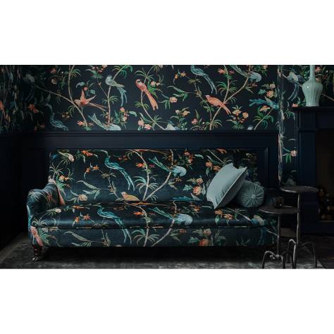 Romo Pluma Fabrics Aula Fabric - Hummingbird - 7975/03