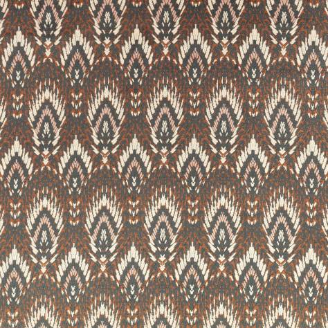Romo Temperley London Fabrics Lolana Velvet Fabric - Sienna - 8000/04