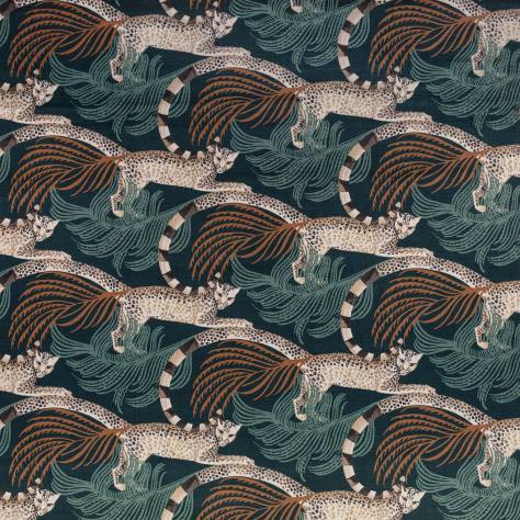 Romo Temperley London Fabrics Delilah Velvet Fabric - Tuscan Teal - 8006/01 - Image 1