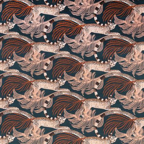 Romo Temperley London Fabrics Delilah Velvet Fabric - Sienna - 8006/03 - Image 1