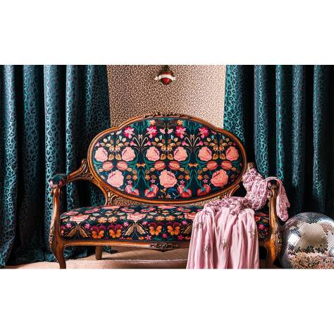 Romo Temperley London Fabrics Bonita Velvet Fabric - Rosa - 8008/01