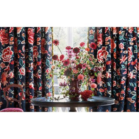 Romo Temperley London Fabrics Bonita Velvet Fabric - Rosa - 8008/01