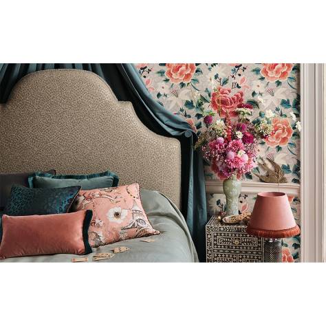 Romo Temperley London Fabrics Euphoria Velvet Fabric - Secret Garden - 8009/01 - Image 2