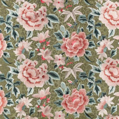 Romo Temperley London Fabrics Lavinia Fabric - Somerset Green - 8011/03 - Image 1