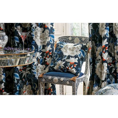 Romo Temperley London Fabrics Lavinia Fabric - Blue Haze - 8011/04