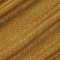 Tesserae Silk Fabric - Papaya