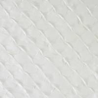Ruffled Trellis Fabric - Ivory