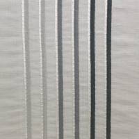 Rumba Stripe Fabric - Chrome