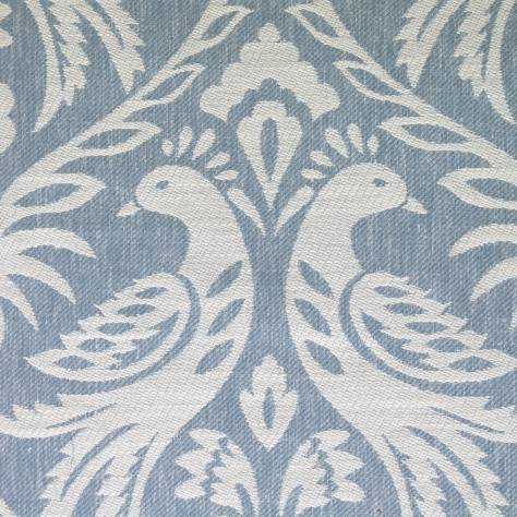 Clarke & Clarke Manor House Fabrics Harewood Fabric - Chambray - F0737/02 - Image 1