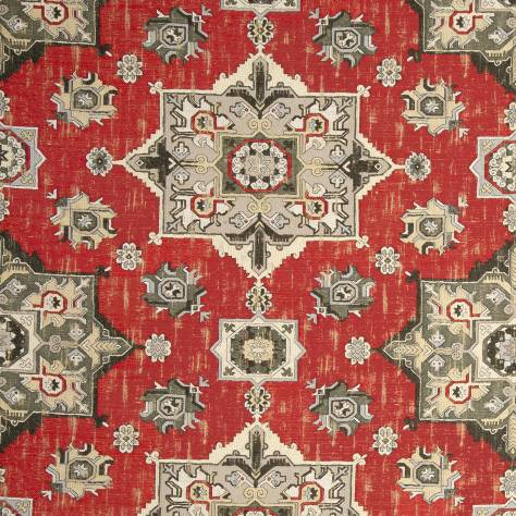 Clarke & Clarke Anatolia Fabrics Malatya Fabric - Crimson - F0798/06