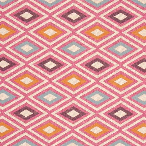 Clarke & Clarke Navajo Fabrics Cherokee Fabric - Carmine - F0808/01