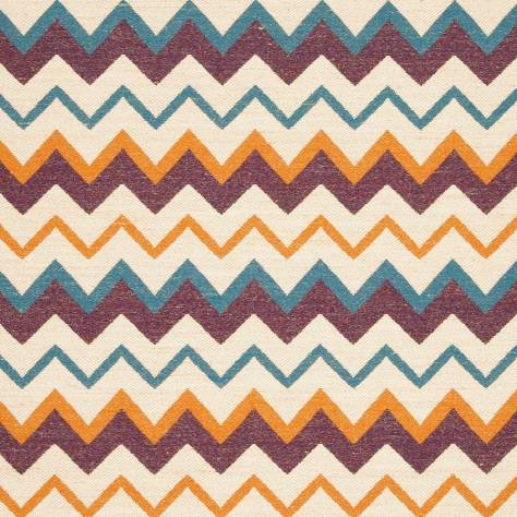 Clarke & Clarke Navajo Fabrics Chooli Fabric - Plum - F0809/01