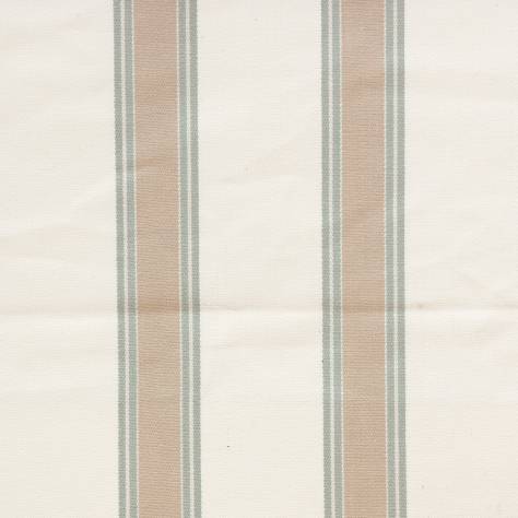 Clarke & Clarke Ticking Stripes Fabrics Oxford Fabric - Duckegg - F0419/02 - Image 1