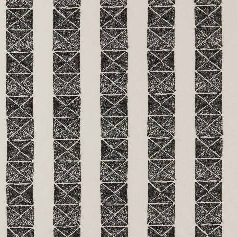 Clarke & Clarke Black & White Fabrics BW1013 Fabric - Black/White - F0885/01 - Image 1