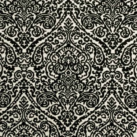 Clarke & Clarke Black & White Fabrics BW1023 Fabric - Black/White - F0896/01 - Image 1