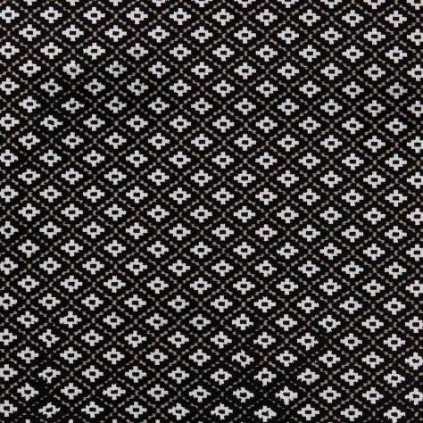 Clarke & Clarke Black & White Fabrics BW1040 Fabric - Black/White - F0942/01 - Image 1