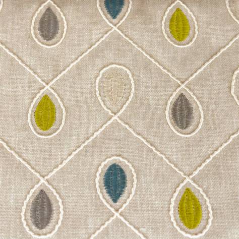 Clarke & Clarke Richmond Fabrics Healey Fabric - Teal/Acacia - F0936/06 - Image 1