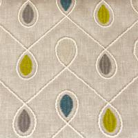 Healey Fabric - Teal/Acacia