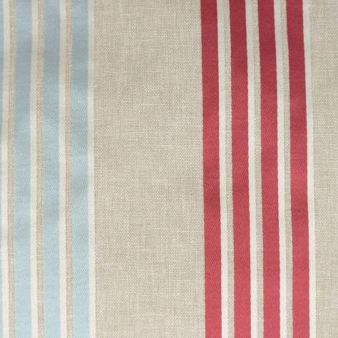 Clarke & Clarke Richmond Fabrics Wensley Fabric - Raspberry/Duckegg - F0941/03 - Image 1