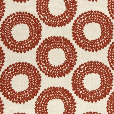 Clarke & Clarke Amara Fabrics  Dashiki Fabric - Cinnabar - F0954/01 - Image 1