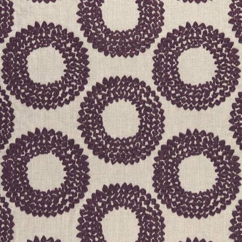 Clarke & Clarke Amara Fabrics  Dashiki Fabric - Plum - F0954/04 - Image 1